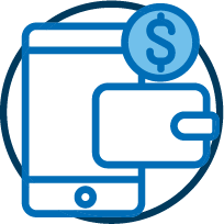 Digital wallet icon